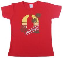 Red-Stripe T-Shirt "Skinny" 