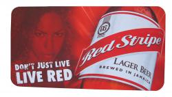 Red Stripe Mousepad / Barmatte 